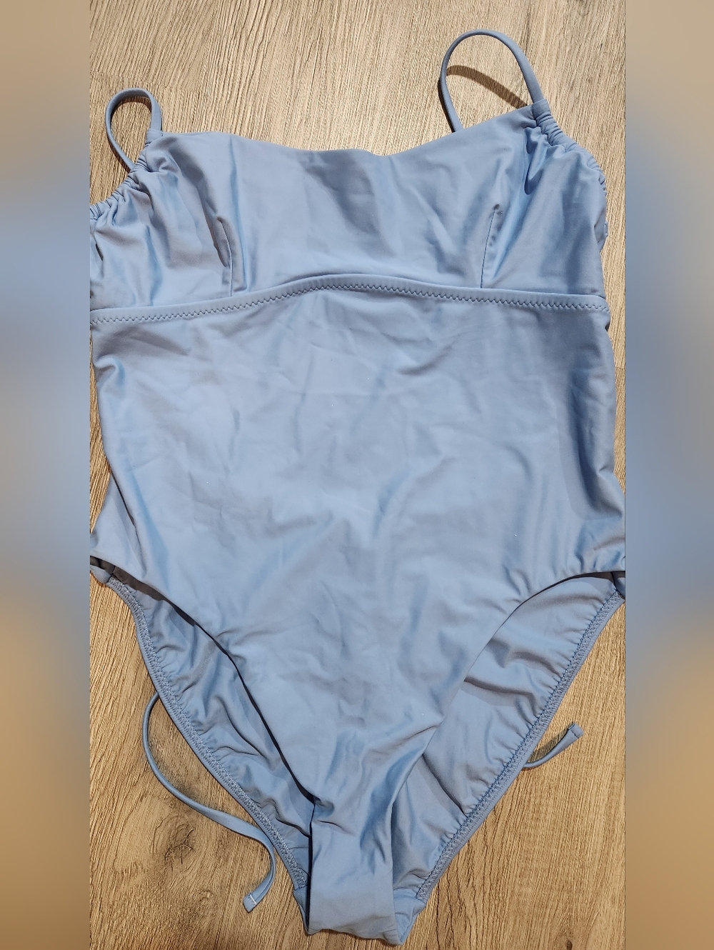 Free People X Galamaar Women’s Light Blue One-Piece Swimsuit
